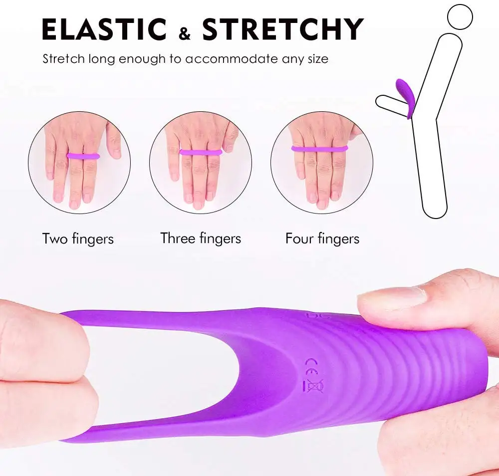 USB Rechargeable Delay Cocking Vibrating Couple Sex Products Men Vibrator Premature Ejaculation Massager Lock Fine Toy | Красота и