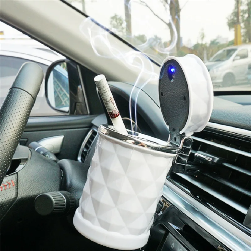 Портативный автомобильный бездымный поднос для табака крутой Алмазный лица