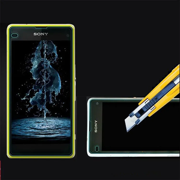 With Retail Package 2pcs/lot Front & Back Tempered Glass Screen Protector for Sony Xperia Z1 Compact mini M51W D5503 Film | Мобильные