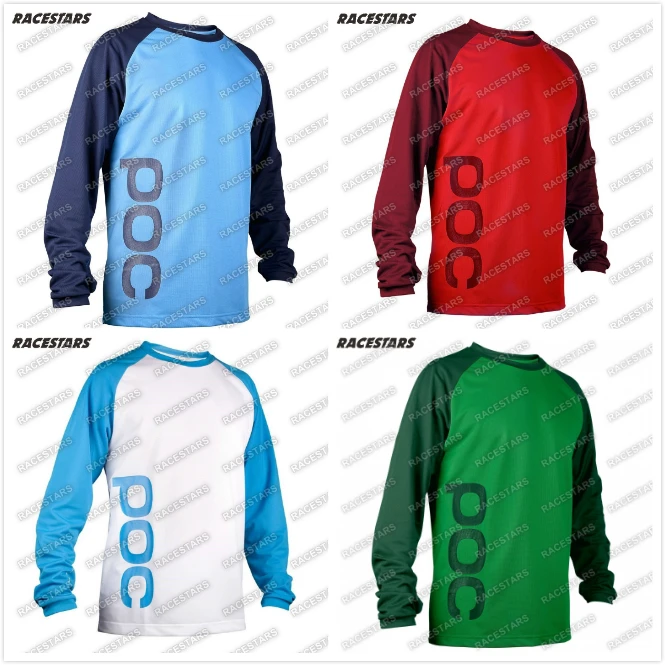 

Motocross Jerseys Cycling Jersey Maillot Ciclismo Hombre Spexcel Long Sleeve Bicycle Wear JDH Off Road Mountain Bike MTB Jersey