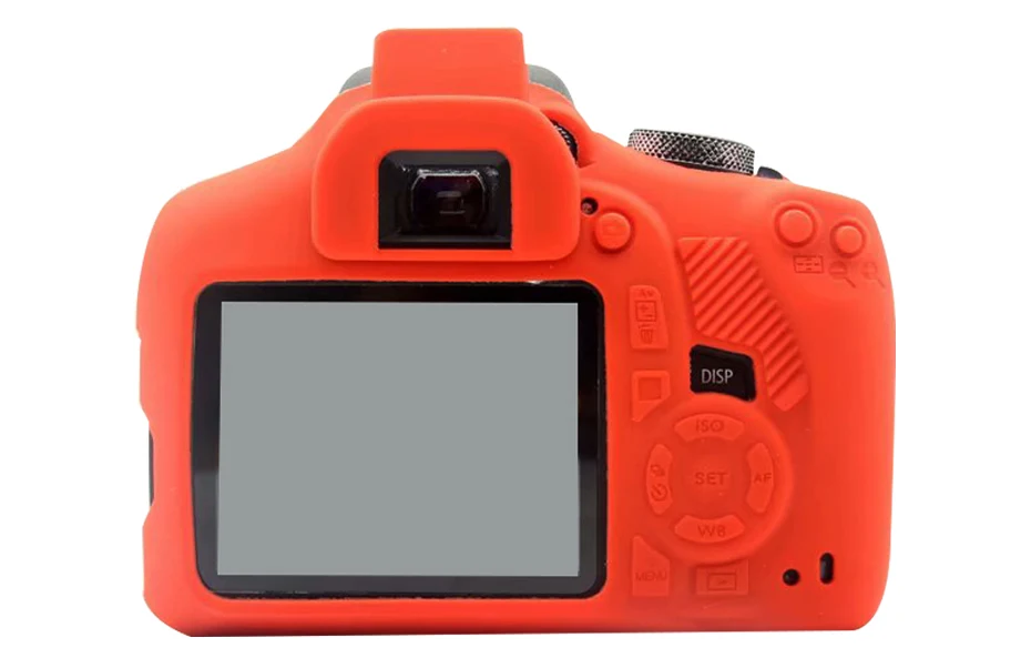 Сумки для камеры Canon EOS 1300D 1500D Мягкий силиконовый чехол цвет резиновый чехол для Canon EOS Rebel T6 Камера Сумка Открытие батареи