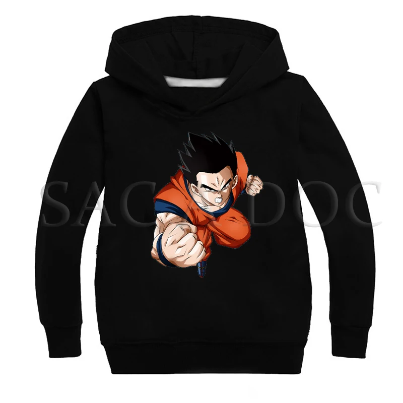 Hoodies 20 Модные толстовки с капюшоном с принтом «Жемчуг дракона»; толстовки для маленьких мальчиков и девочек; детские зимние тонкие топы с длинными рукавами; детская повседневная одежда - Цвет: Hoodies 20