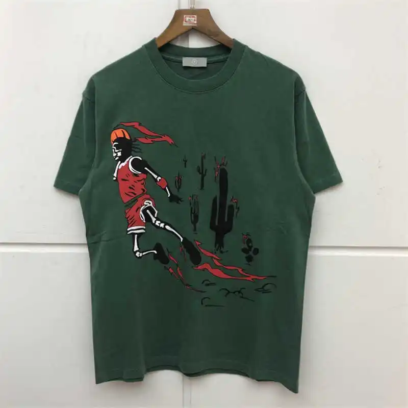 Футболка с изображением кактуса Джека джекбола футболки вырезами топы для