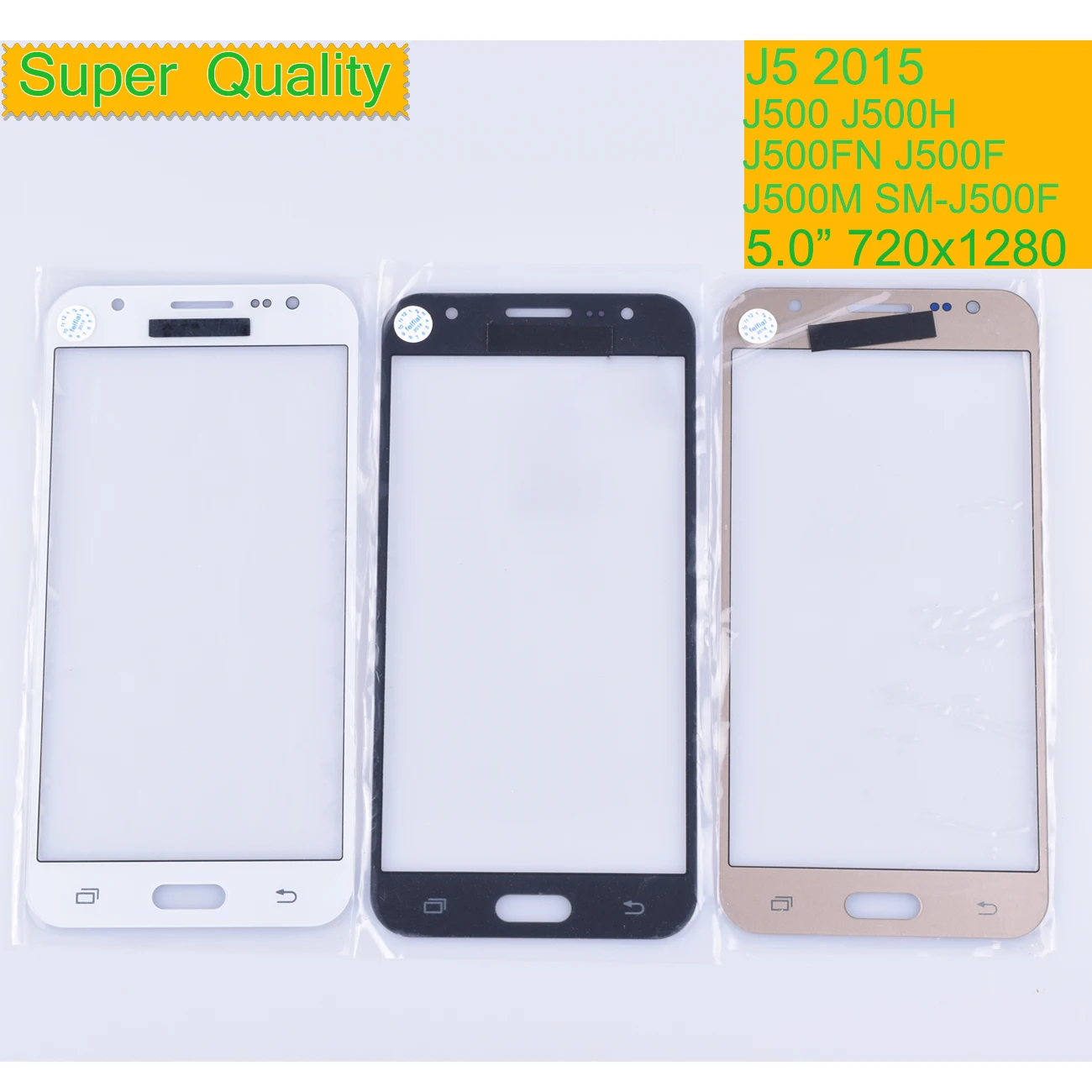 10 шт./лот для Samsung Galaxy J5 j500 J500H J500FN J500F SM-J500F Сенсорный экран Передний сенсорный экран со стеклянной панелью ЖК-дисплей всей наружной поверхности линз