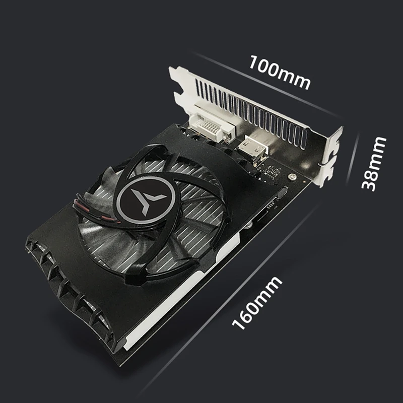 

Yeston GT1030 4G Graphics Card D4 Speed Version 2100MHz 4G/64Bit/DDR4 High-Definition Computer Game DVI Desktop Graphics Card