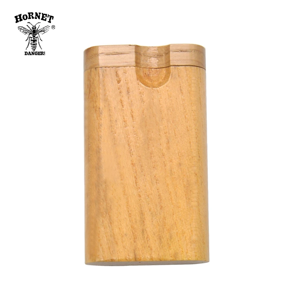 HORNET деревянная Dugout Digger One htter Pipe натуральная деревянная коробка для хранения с керамическим одним htter чехол для хранения ручных ложек