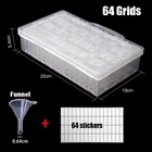 Органайзер для алмазной вышивки, 64-56-28 ячеек