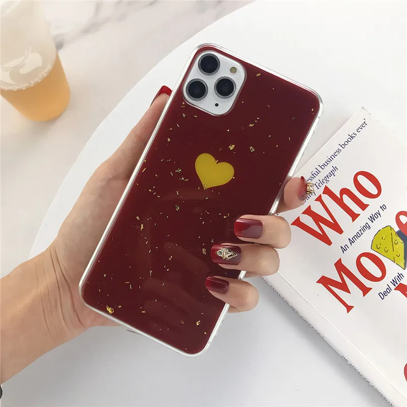 AC8513WR Lovebay чехол для телефона для iPhone 11, 6, 6 S, 7, 8 Plus, X, XR, XS, Max, роскошный блестящий Мягкий ТПУ с золотой фольгой и мрамором для iPhone 11 Pro Max - Цвет: AC8513WR