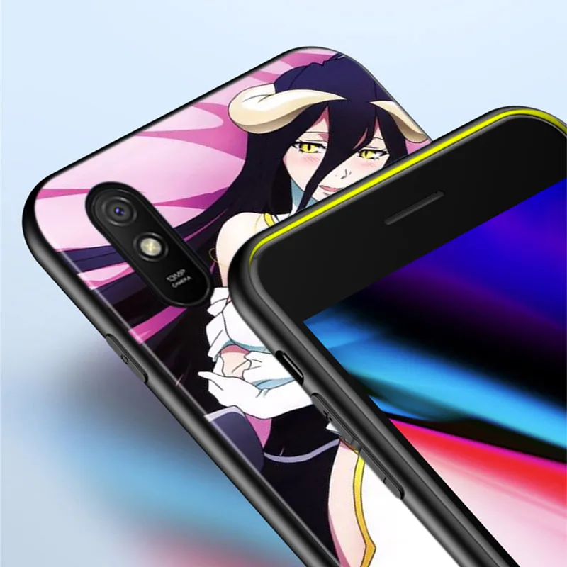 

Silicone Cover Anime Girl Albedo For Xiaomi Redmi 10X 9 9T 9C 8 7 6 Pro 9AT 9A 8A 7A 6A S2 GO 5 5A 4X Plus Phone Case Shell