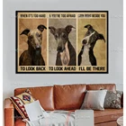 Постер для влюбленных Greyhound, когда трудно посмотреть назад, ретро постер, настенные художественные принты, домашний декор, холст, уникальный подарок