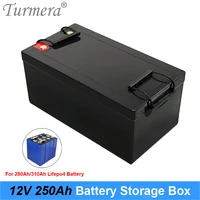turmera 12v 100ah 200ah 280ah 310ah 3 2v lifepo4 battery storage box shell for solar power system and uninterrupted power supply