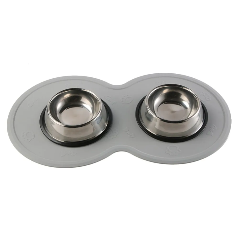 

6 Colors Waterproof Pet Mat for Dog Cat Silicone Pet Food Pad Pet Bowl Drinking Mat Dog Feeding Placemat easy Washing#290913