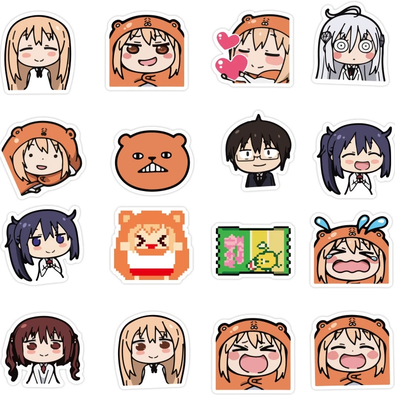 40 шт аниме мультфильм милые девушки наклейки вещи для бутылки воды Stikers подходит