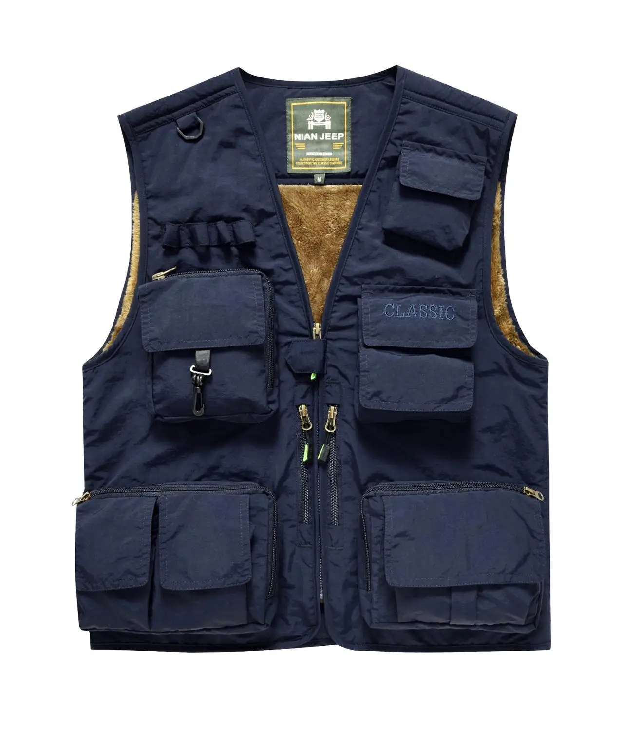 Мужские тактические жилеты осень зима толстый теплый жилет большой размер