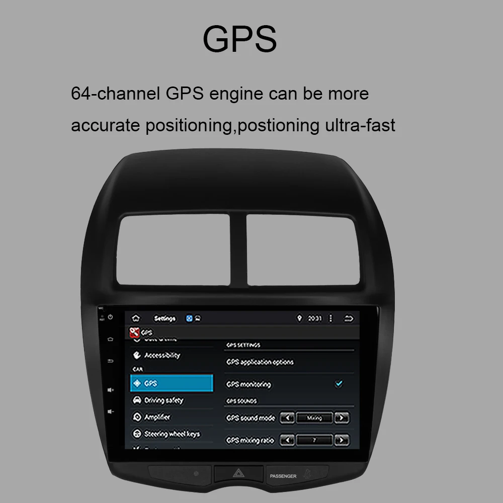 Android 10 0 Octa Core Автомобильный GPS-навигатор для Mitsubishi ASX 2007-2022 автомобильный