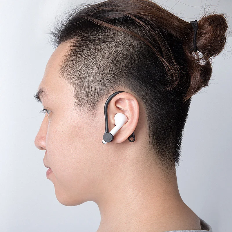 

2021 Anti-lost Ear Hook Soft Silicone Protective Earhooks Secure Fit Hooks Earphone Holders Secure For Apple AirPods 1 2 Pro