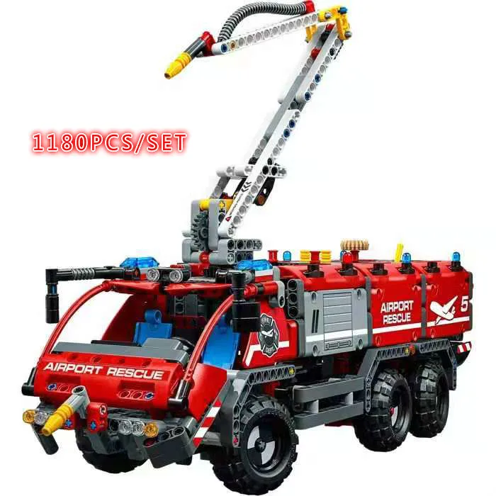 Совместимость с technic 42068 строительные блоки 20055 кирпичи аэропорт спасательный