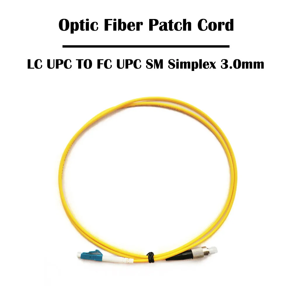 10 0 метров LC к FC UPC/APC SM одномодовый MM 50/125 мультимодовый 1 Гбит/с OM2 Simplex 3 мм