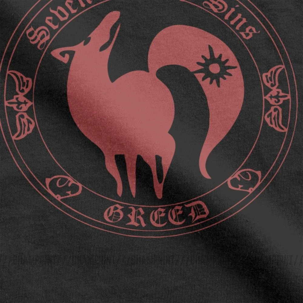 Мужская футболка Повседневная с короткими рукавами и рисунком лисы греха