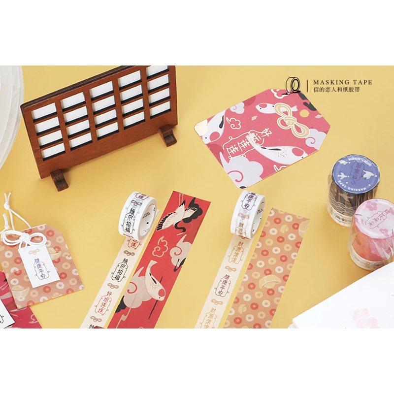 2 шт./упак. Lucky благословение деньги здоровья красного цвета с надписью Love Япония