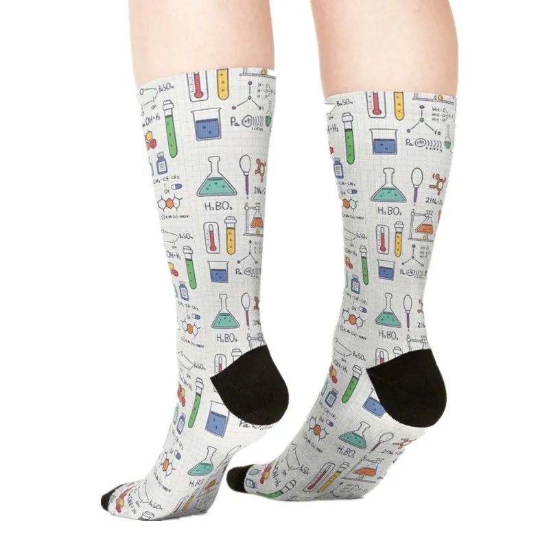 

2021 Women's socks kawaii Adorable Axolotls Printed Socks Woman harajuku Happy Funny Novelty cute girl gift Socks for women