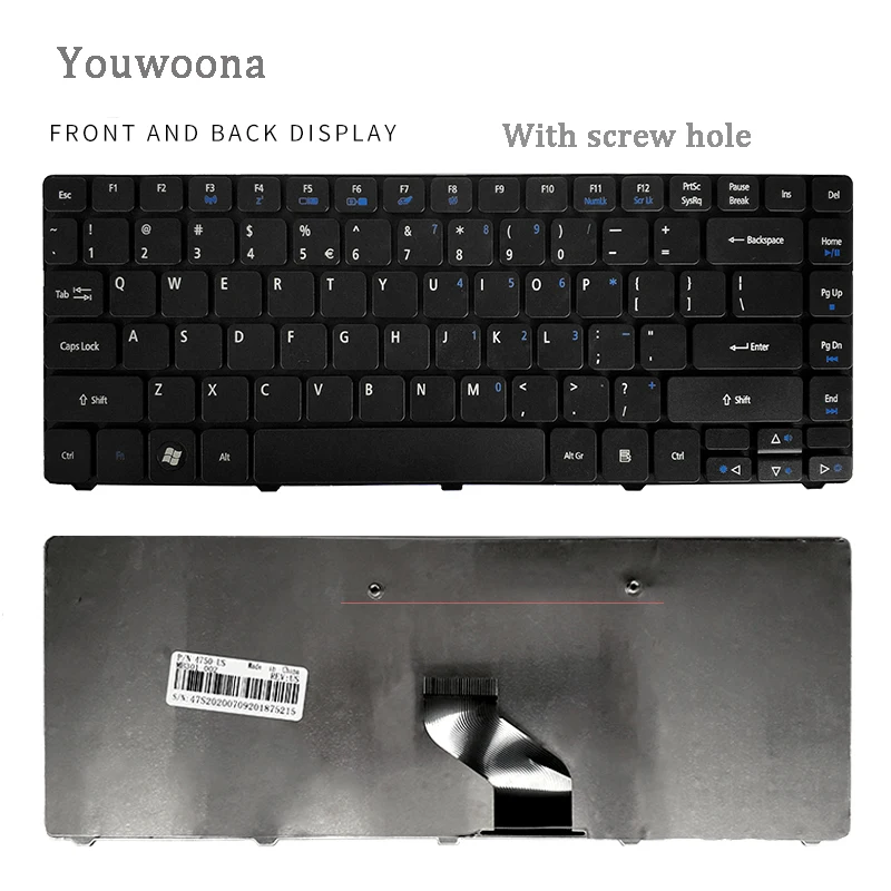 

New Laptop Keyboard For ACER MS2306 MS2332 MS2316 MS2271 MS2347 3810T