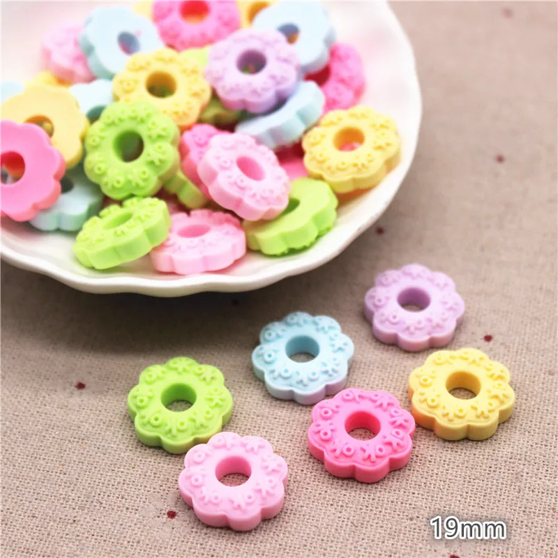 Смесь цветов смолы сладкие конфеты/сыр миниатюрная имитация еды кабошон с