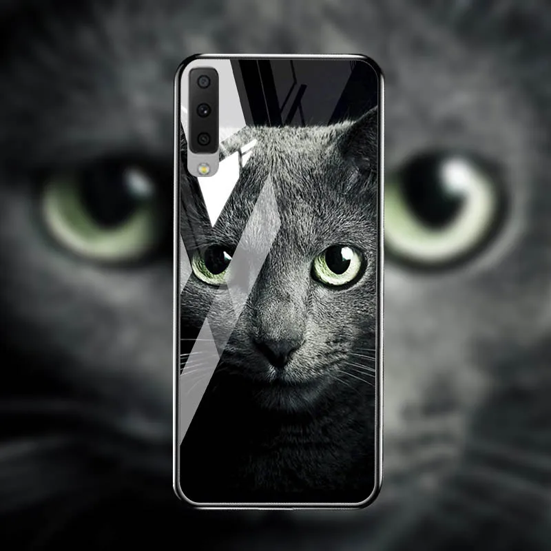 B102 Закаленное Стекло чехол для samsung A70 A40 A50 A50s A90 5G чехол s Fundas samsung Galaxy A7 A6 A8 плюс M30s M20 M30 M10 чехлы - Цвет: B102