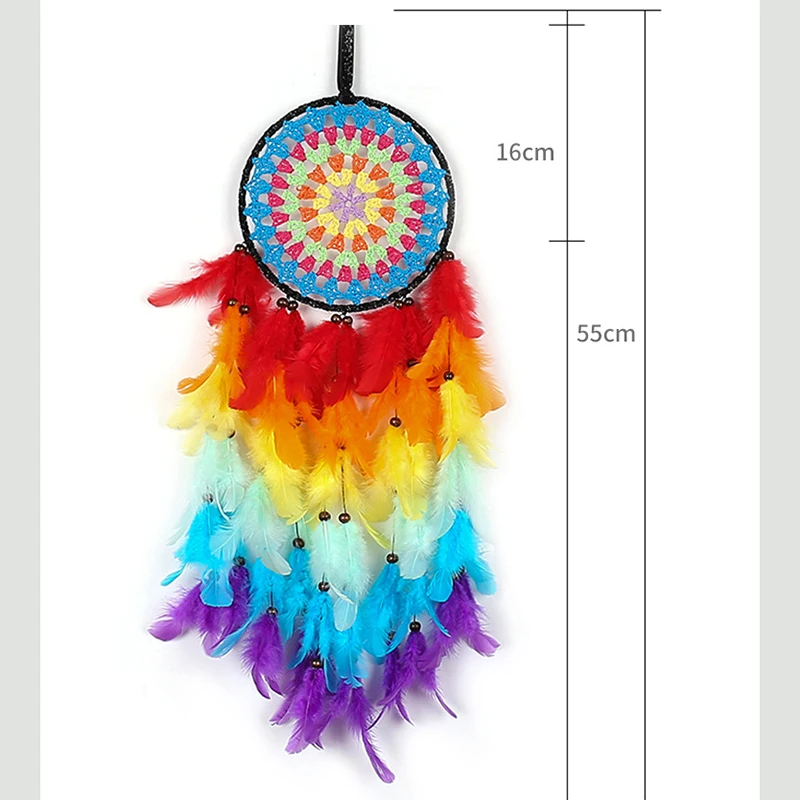 Декоративные плетеные светильники Ловец снов украшение в виде загадки для