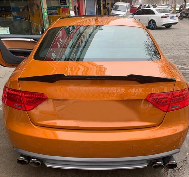 

Спойлер из углеродного волокна для AUDI A5 S5 RS5 B8 2008 2009 2010 Sportback Coupe Wing выступ спойлеры, высококачественные автомобильные аксессуары M4