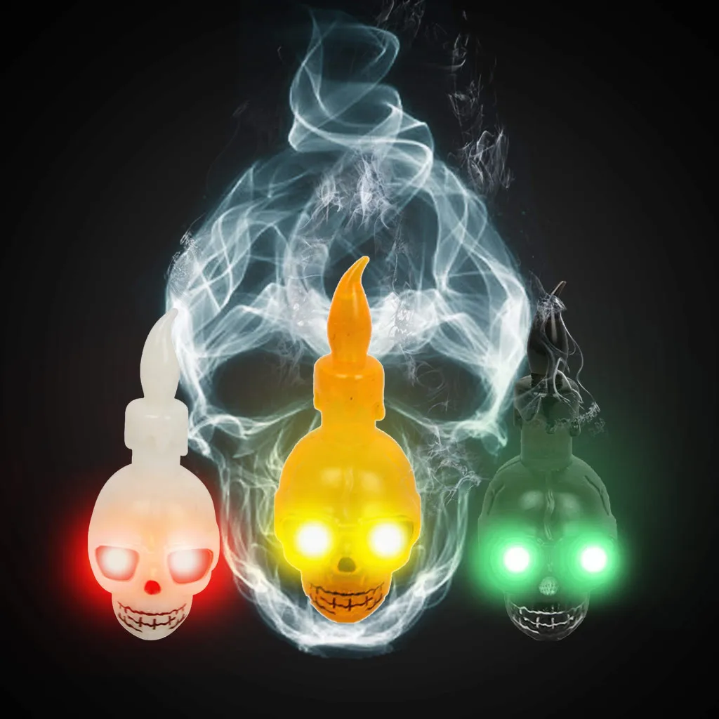 Украшения для Хэллоуина реквизит ужасов креативные цветные украшения с черепом