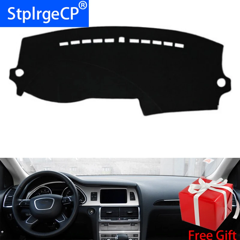 

Коврик для приборной панели для AUDI Q7 2006 2007 2008 2009-2015, защитный коврик, затеняющая подушка, коврик, наклейка для интерьера, аксессуары для стайл...