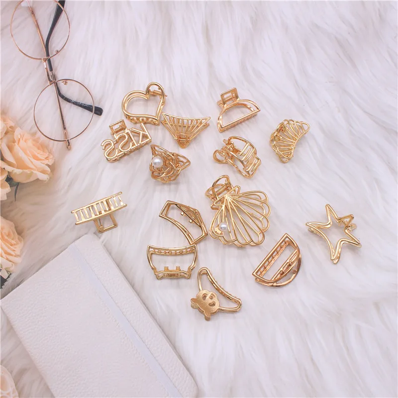 Заколка для волос в корейском стиле простой аксессуар европейском и