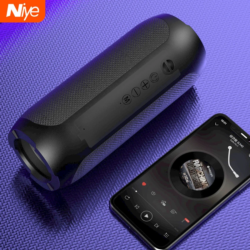 Портативная Bluetooth Колонка TWS Беспроводная колонка s звуковая панель бас сабвуфер