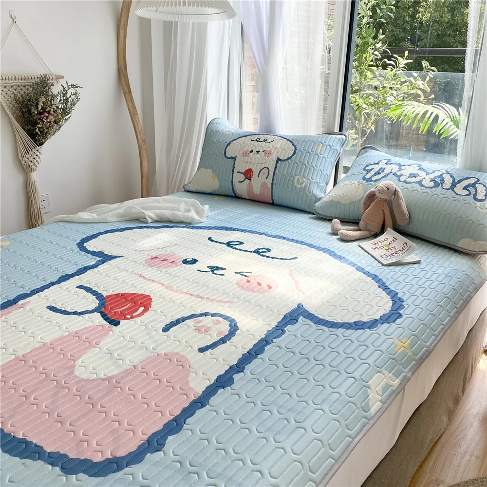 Набор летних постельных принадлежностей с рисунком мороженого простыня для