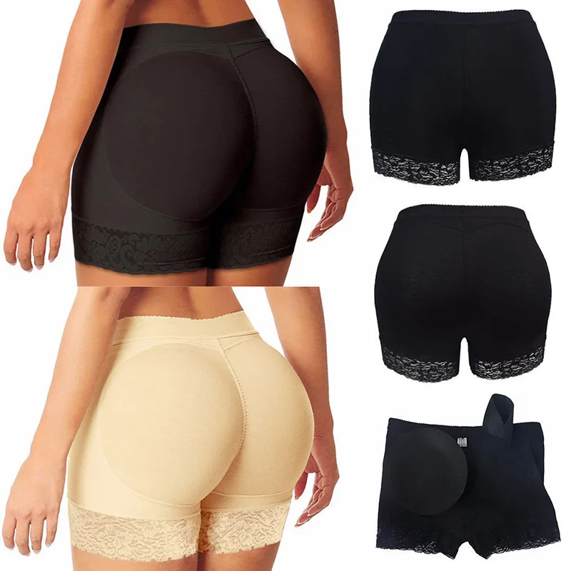 

Women's Butt Lifter shapewear Underwear Lace Boy Shorts Sponge Padded Body Shaper Butt Hip Enhancer Control Panties