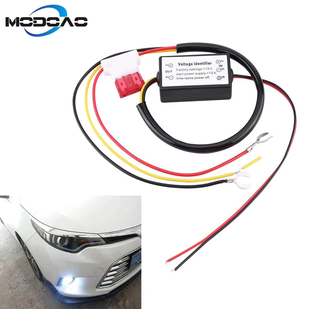 

Контроллер DRL 12-18 в, Автомобильный контроллер дневных ходовых огней, релейный жгут, диммер, контроллер противотумансветильник р, автоматиче...