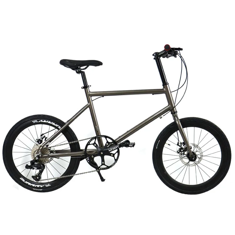

20 Inch Road Bicycle Disc Brake Ultra-light Aluminum Alloy 8 Speed Bicycle Portable Travel Mini Road Bike