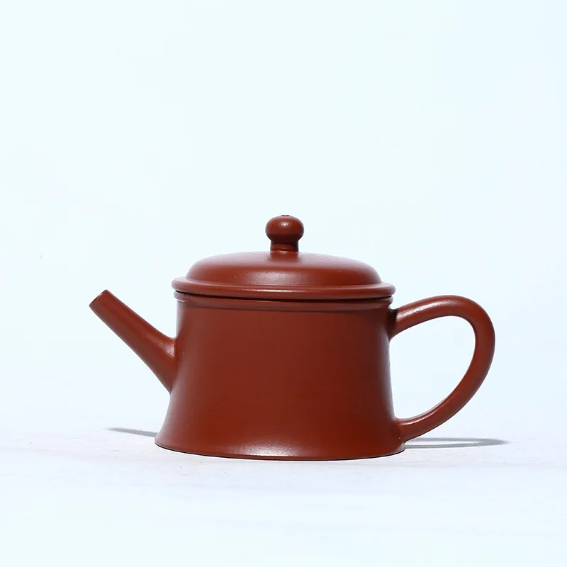 

Yixing purple clay teapot famous craftsman's Handmade raw ore Dahongpao sketch high ladle Teapot Tea Set