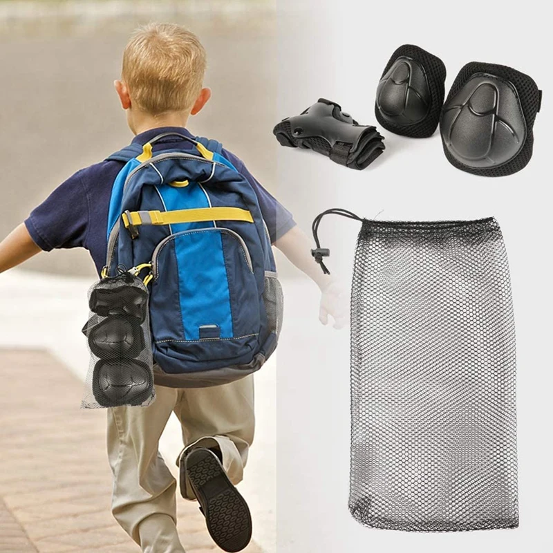 

6Pcs Protective Gears Set Kids 3-7, Knee Elbow Pads Wrist Guards Child Safety Protector Kit for Cycling Bike Skating