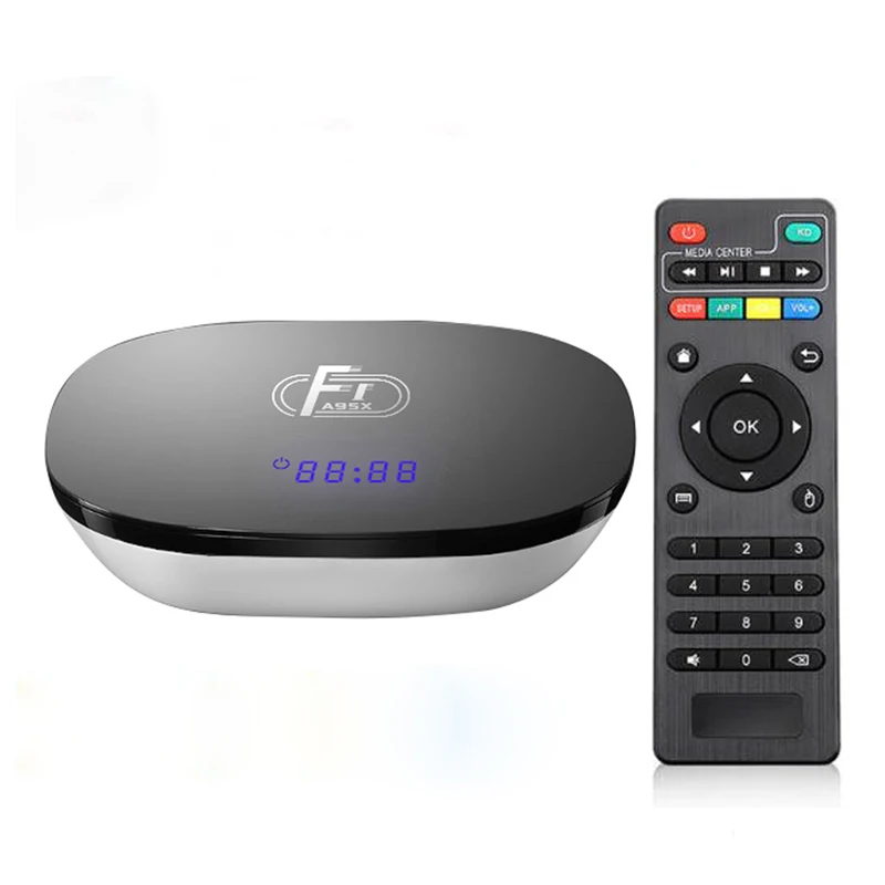 Android 8,1 tv box A95X F1 2GB 16GB Amlogic S905W tv box четырехъядерный 2,4G WiFi 4K 3D медиаплеер PK X96 mini Smart tv box