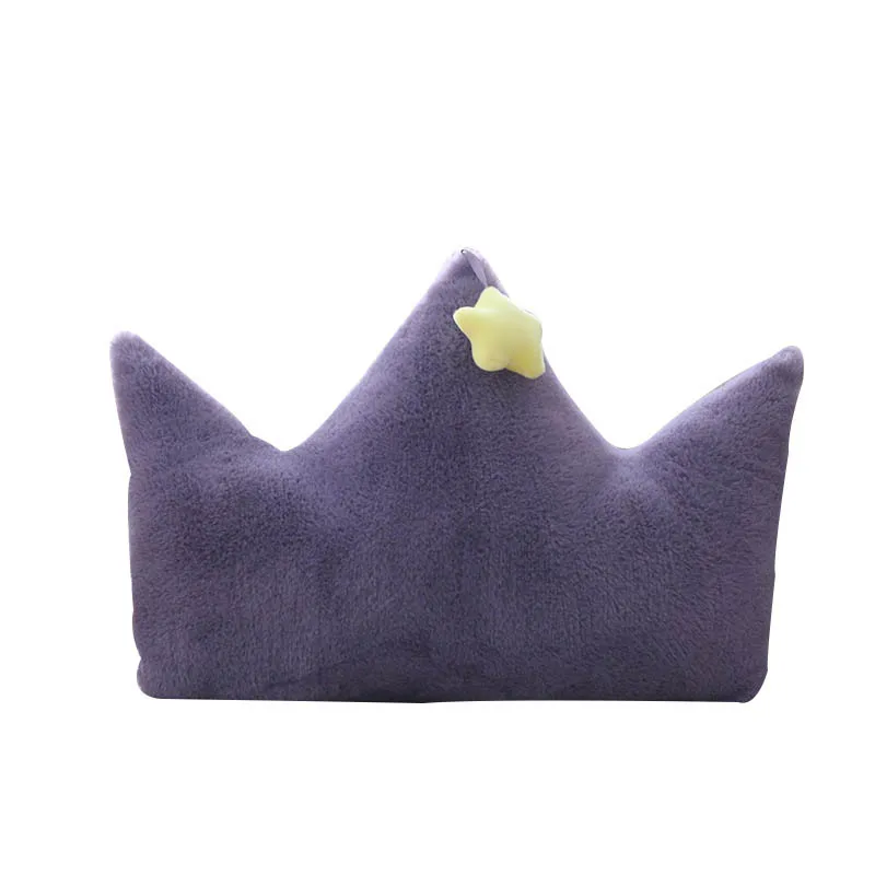 Короткие Плюшевые подушки мягкие пушистые пледы сердцевины Звезда Луна корона в
