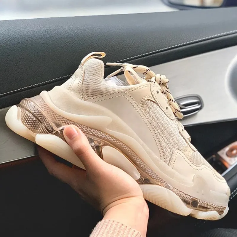 

2021 spring new luxury designer Zapatos De Mujer crystal bottom women's sneakers platform lace-up women's platform sneakers