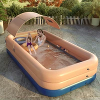 family wireless inflatable swimming pool thick lounge pool summer water party supply for baby kids adult for outdoor garden pool