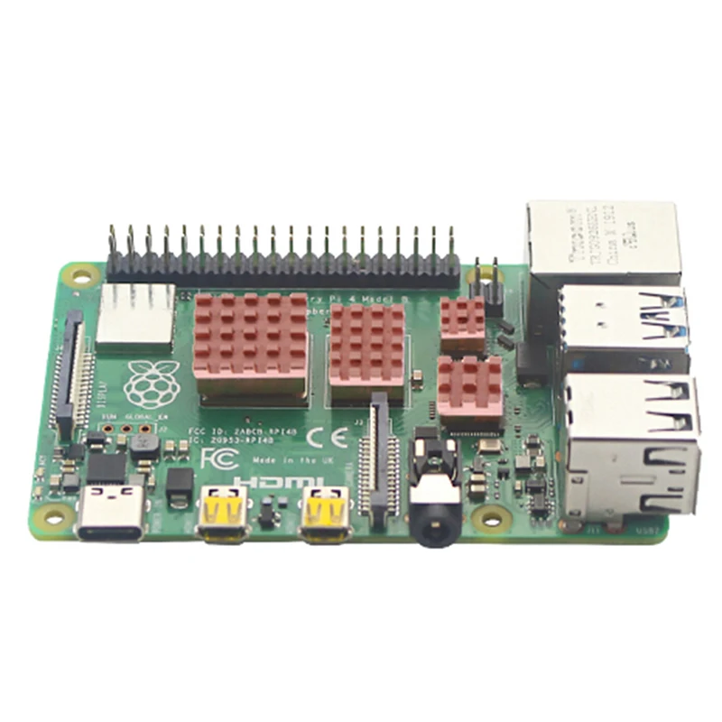 

4pcs/set Metal Copper Heatsink Passive Cooling Pad Radiator for Raspberry Pi 4B