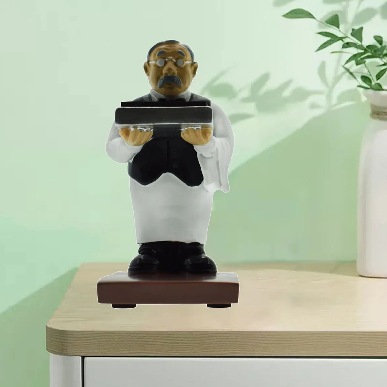

Watch Display Stand Creative Decor Resin Old Man Collection Durable for Shop
