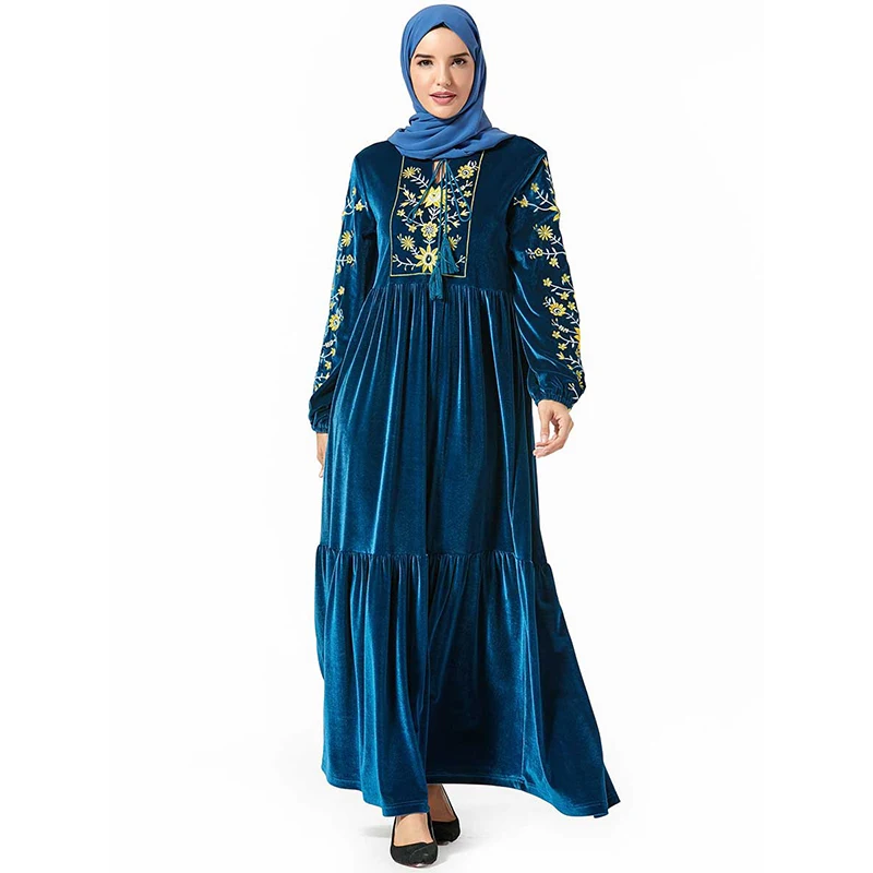 Мусульманское платье Среднего Востока размера плюс женская мусульманская