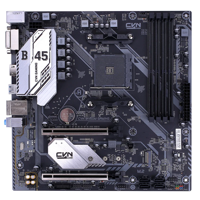 Красочные материнская плата CVN B450M игровой V14 DDR4 двухканальный SATA3.0 6 ГБ/сек.