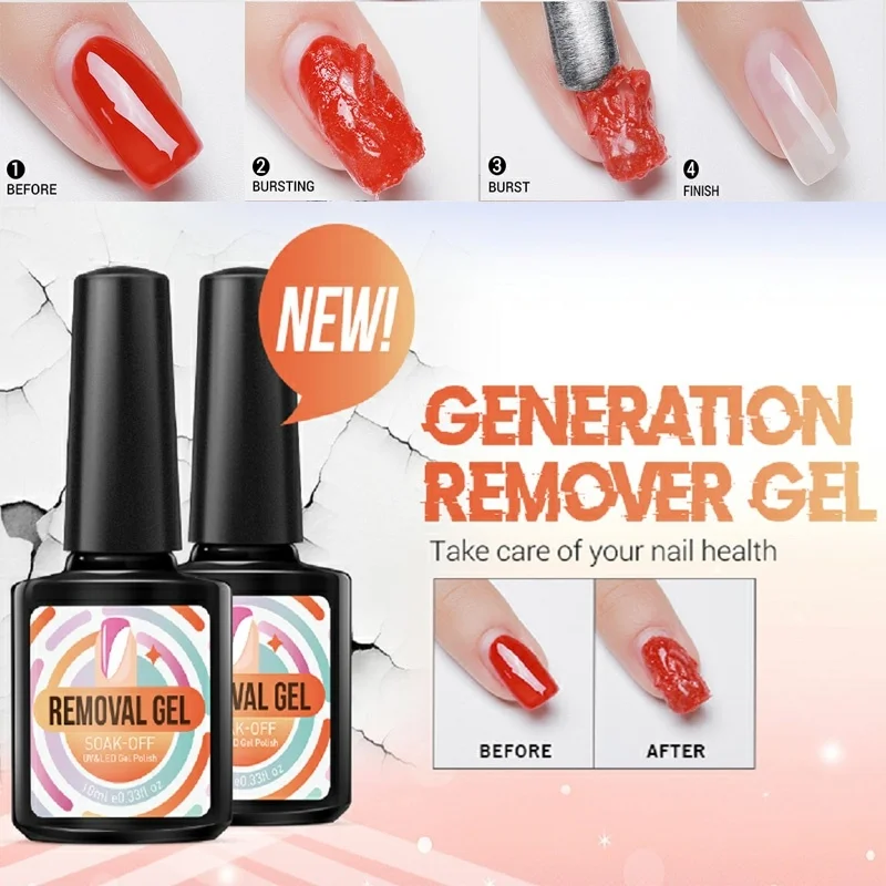 Modelones отмачиваемый Гель лак для ногтей быстро очищающий удаляет светодиодный Magic