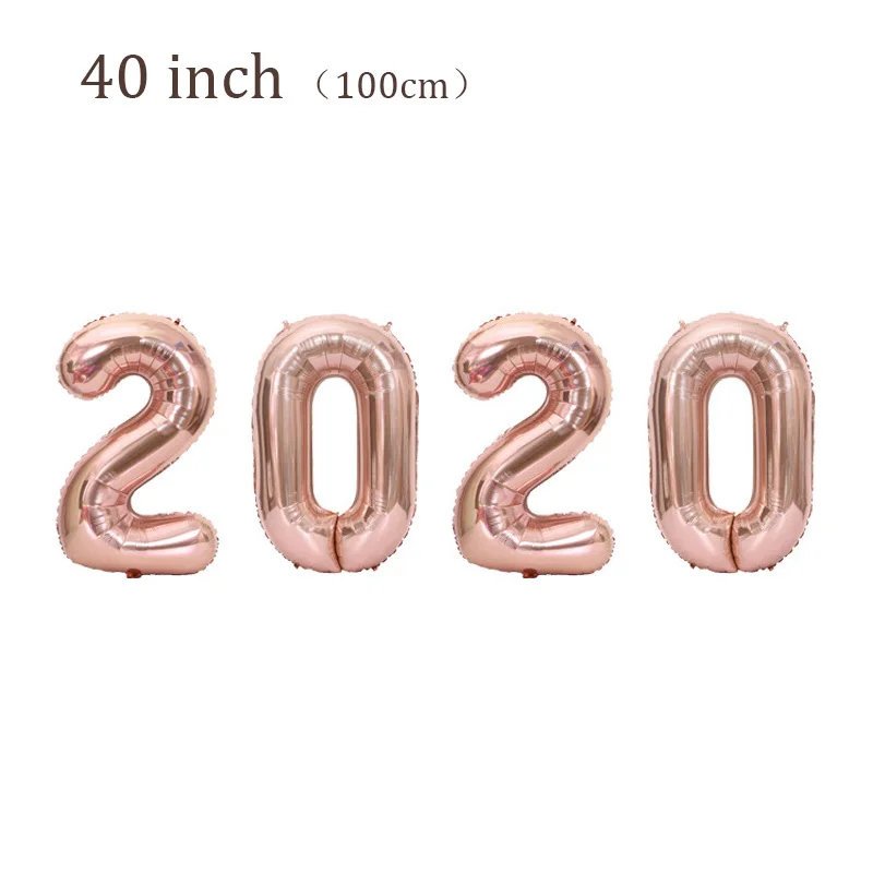40 Inch Number Balloons Birthday Party Decorations Kids Big Aluminium Film Balloons Birthday Party Decorations Adult